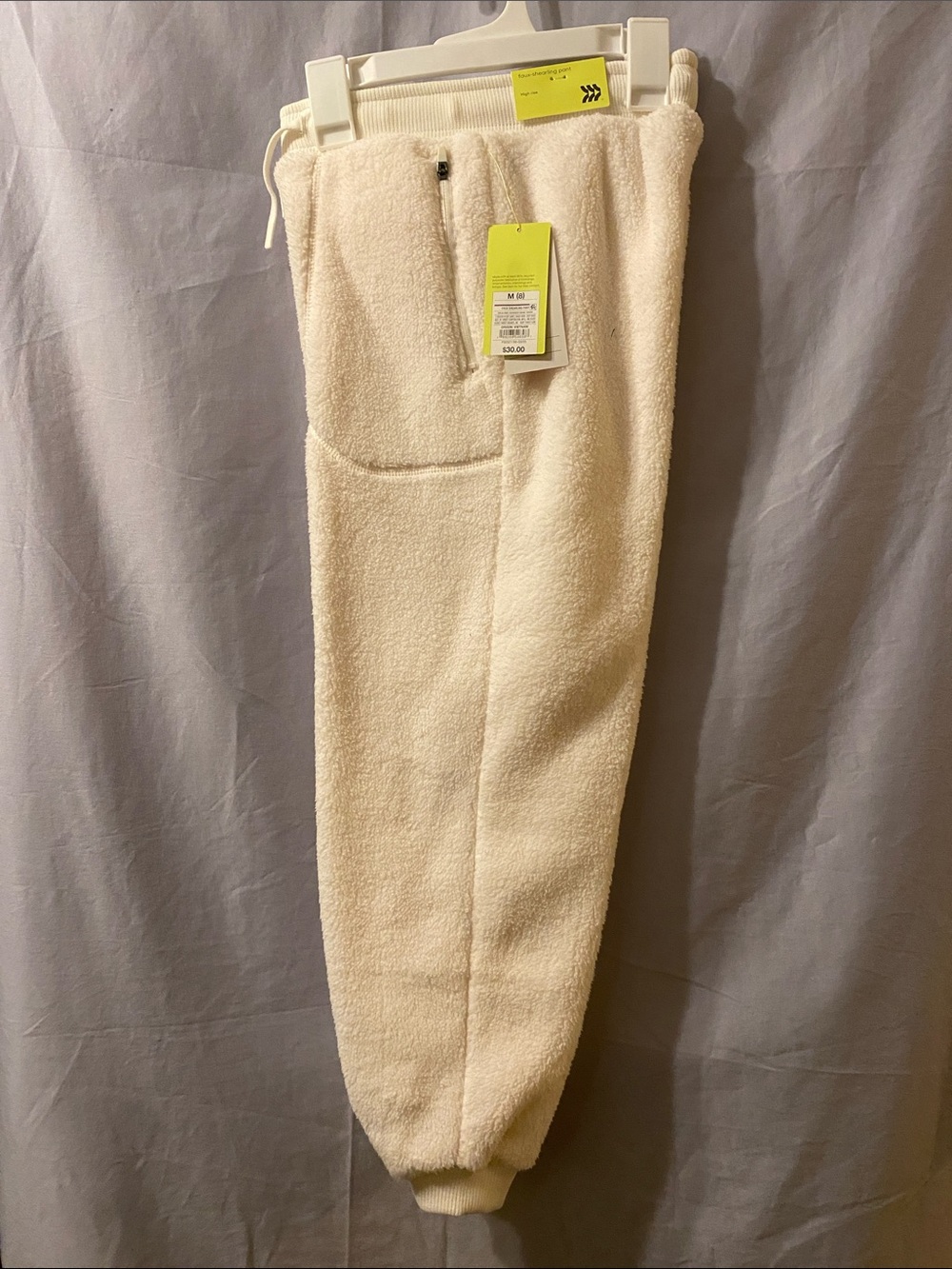 all in motion Cream Sherpa Jogger Sweatpants